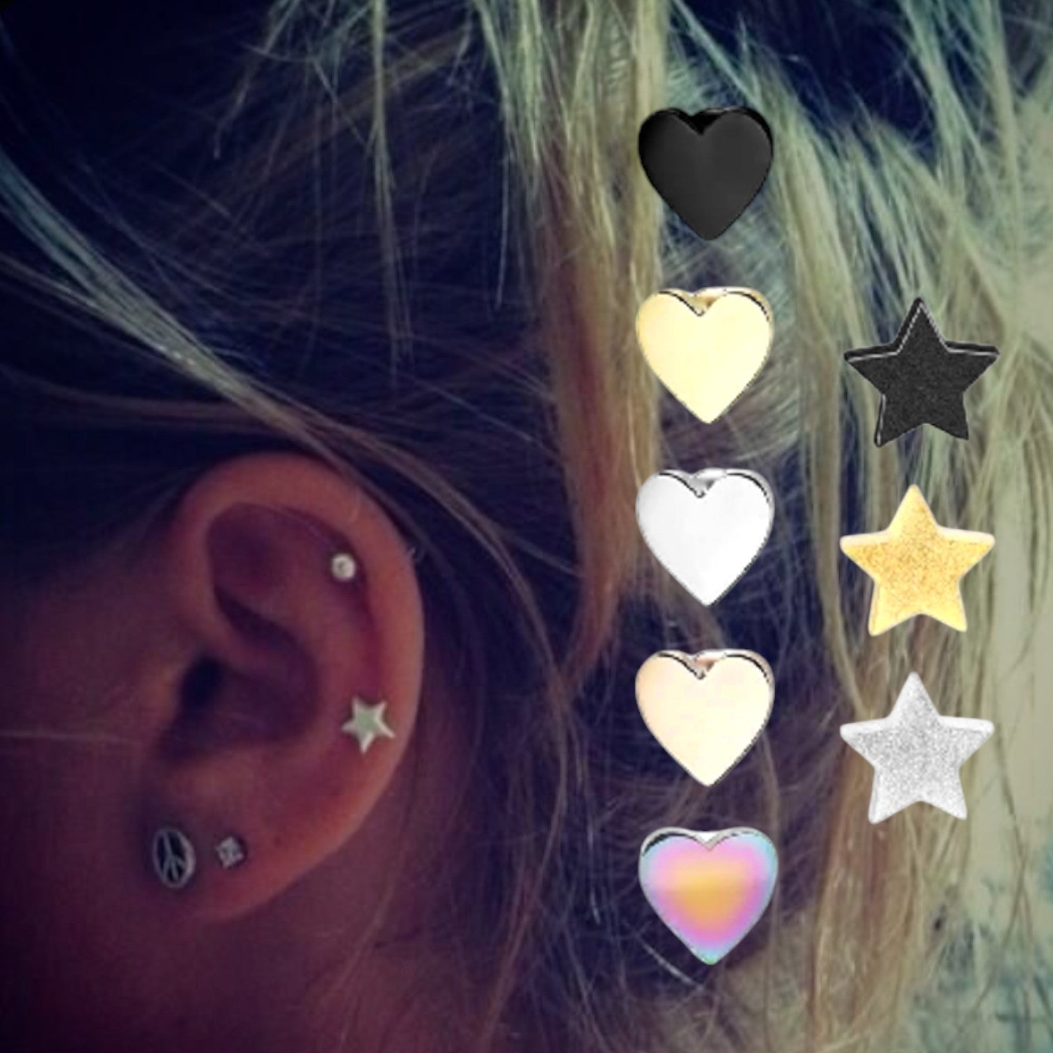 PIERCING BASICO LABRET HELIX PIERCING BASICO LABRET HELIX